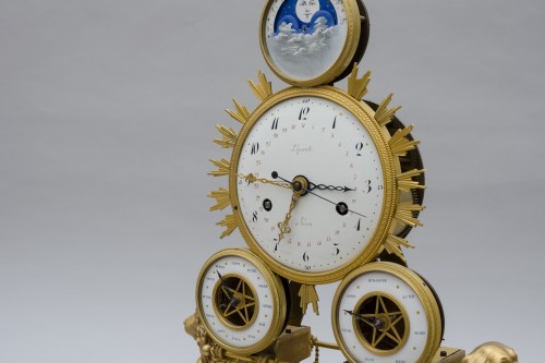 Antiquités - A Louis XVI Skeleton clock by Lepaute à Paris