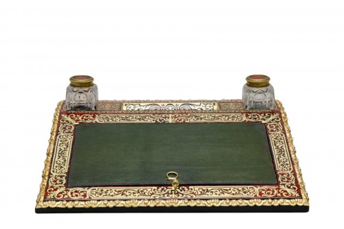 Large writing case in Boulle marquetry