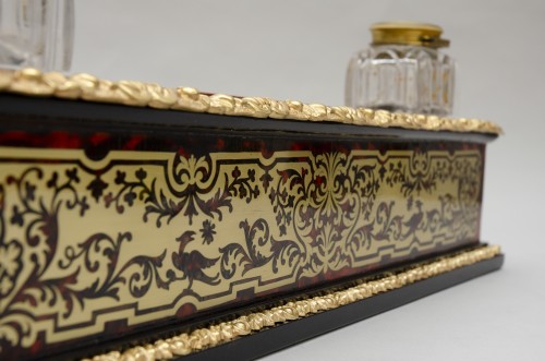 Large writing case in Boulle marquetry - Decorative Objects Style Napoléon III