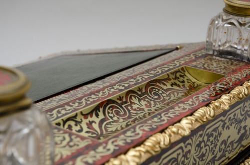 Decorative Objects  - Large writing case in Boulle marquetry