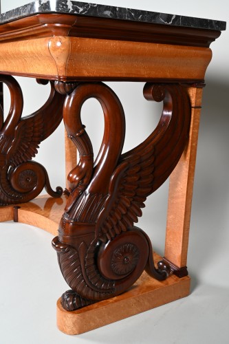 19th century - A pair of Charles X consoles