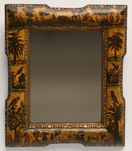 Miroir "Arte Povera" vers 1750 - Miroirs, Trumeaux Style 