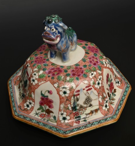 Grand vase en porcelaine de Chine, Famille Rose - 