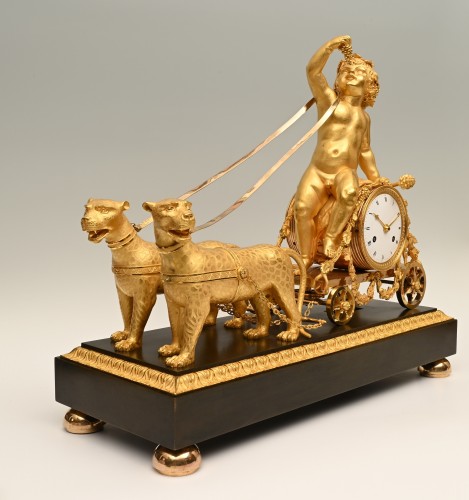 A very rare Empire mantle clock - 