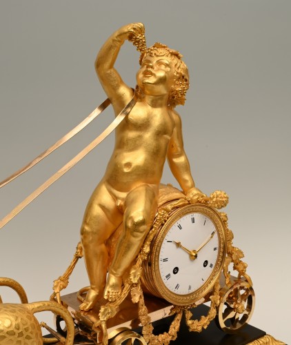 19th century - A very rare Empire mantle clock