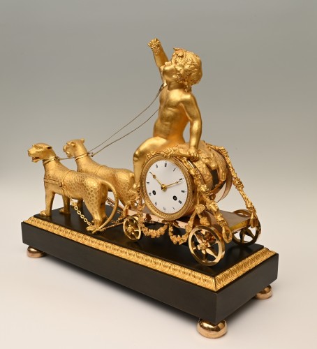 A very rare Empire mantle clock - Empire