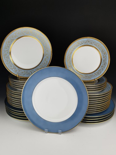 Haviland "edith" incrustation or porcelaine limoges partie de service - Argenterie et Arts de la table Style Années 50-60