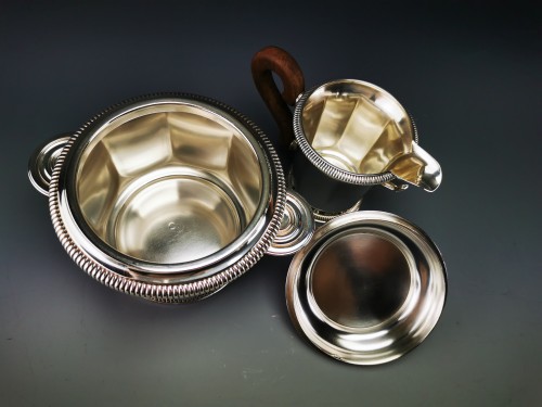 Christofle &amp; Cardeilhac - Art Deco style Sterling Silver Coffee/Tea Set - Art Déco