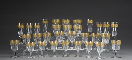 Baccarat - Service de verres en cristal modèle "Eldorado" 40 pièces