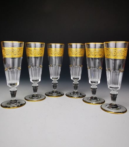 Baccarat - Service de verres en cristal modèle "Eldorado" 40 pièces - Argenterie et Arts de la table Style 