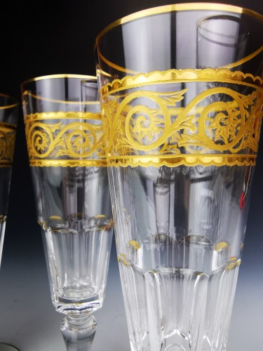 Argenterie et Arts de la table  - Baccarat - Service de verres en cristal modèle "Eldorado" 40 pièces