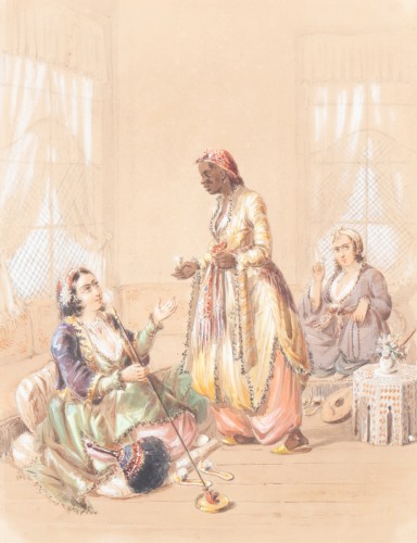 Femmes Turques, Giovanni Jean BRINDESI (1826 – 1888)