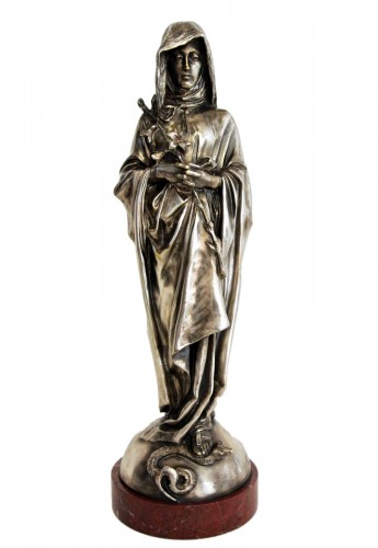 "Sainte Vierge" d'après Emmanuel Frémiet (1824/1910)