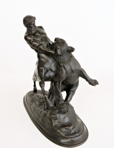 Sculpture  - &quot;Centaure et ours&quot; d&#039;après Emmanuel Frémiet (1824/1910)