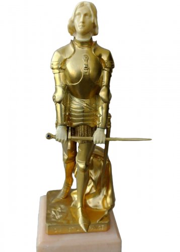 Joan of Arc in armor by Georges SAULO