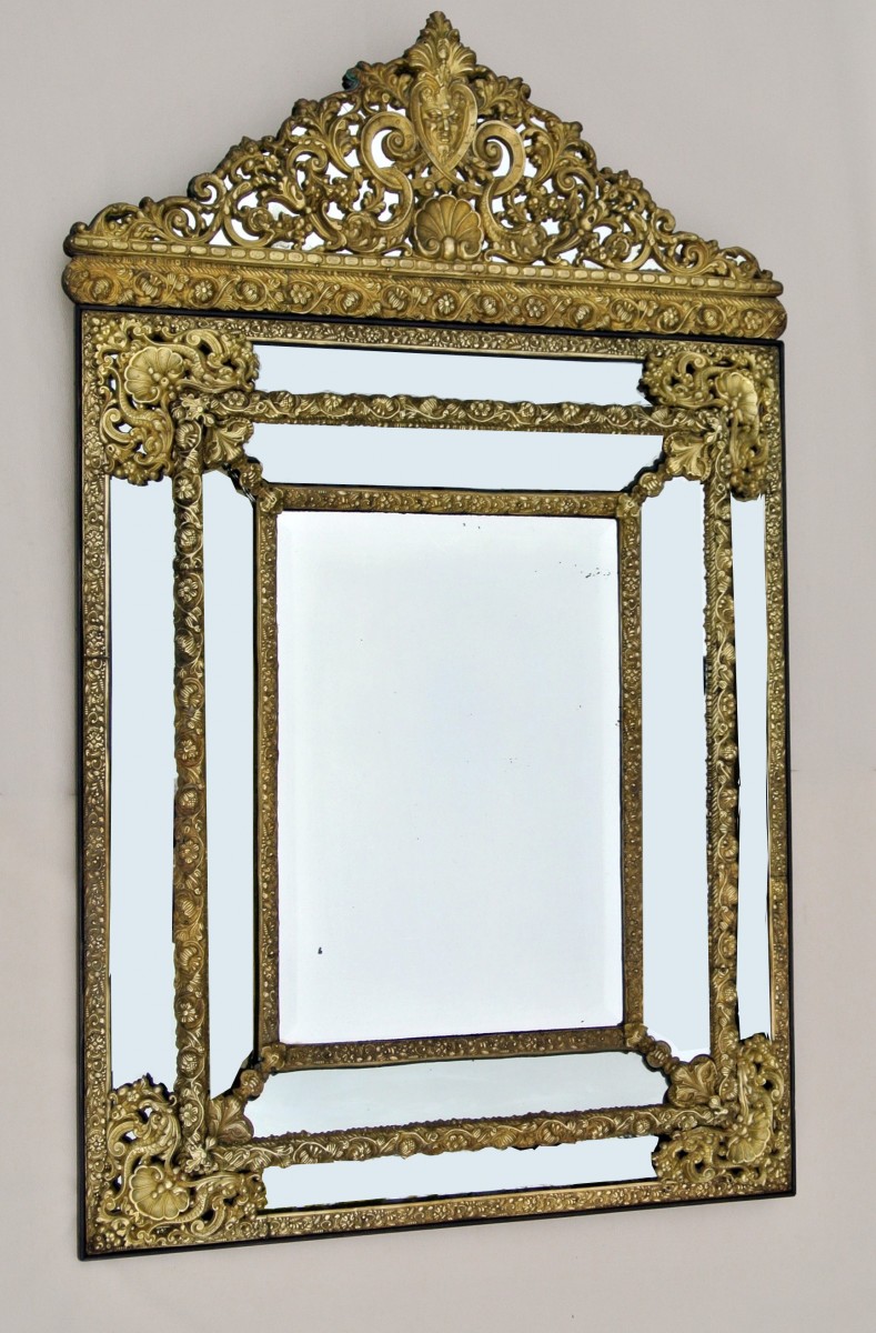 OBJETS NAPOLÉON 3 miroir porte photos ancien fabriqué en France