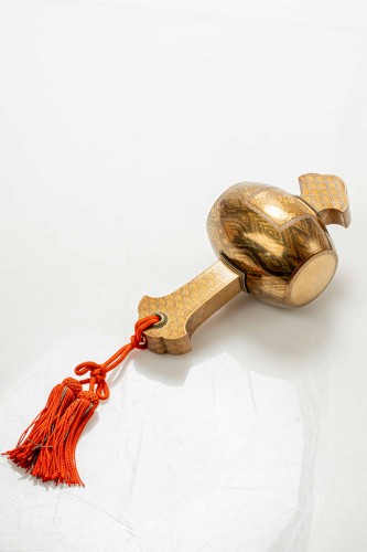A Lacquer And Gold Leaf Daikoku‘s Hammer - 