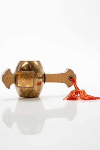 A Lacquer And Gold Leaf Daikoku‘s Hammer - 