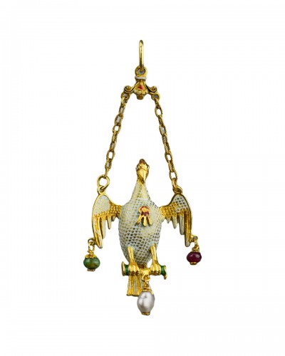 Renaissance pendant of the Pelican in her piety