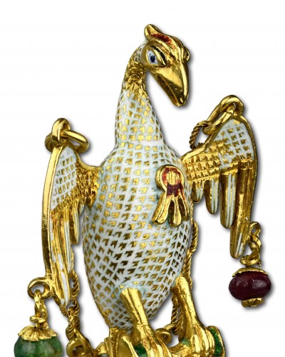 Renaissance pendant of the Pelican in her piety - Antique Jewellery Style 