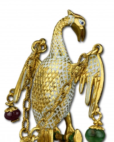 Bijouterie, Joaillerie  - Pendentif Renaissance du Pélican dans sa piété