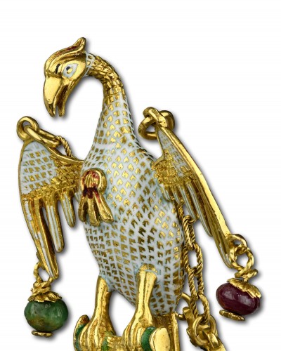 Renaissance pendant of the Pelican in her piety - 