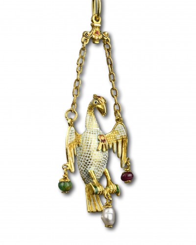 Antiquités - Renaissance pendant of the Pelican in her piety