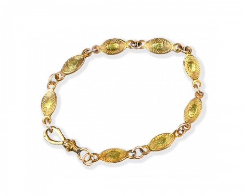 Vari-coloured, high carat gold bracelet