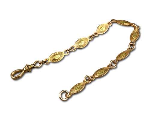 Vari-coloured, high carat gold bracelet - 