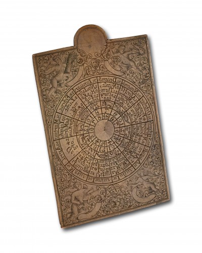 Copper printing plate for a perpetual calendar - Objects of Vertu Style 