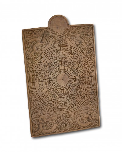  - Copper printing plate for a perpetual calendar