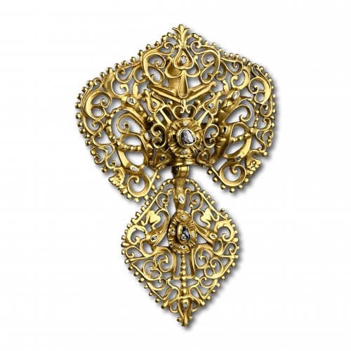 Pendentif en or à carats élevés serti de diamants - Bijouterie, Joaillerie Style 