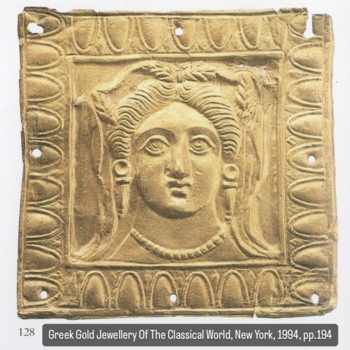 Antiquités - Ancient Greek gold appliqué with Alexander the Great, late 4th–3rd century 