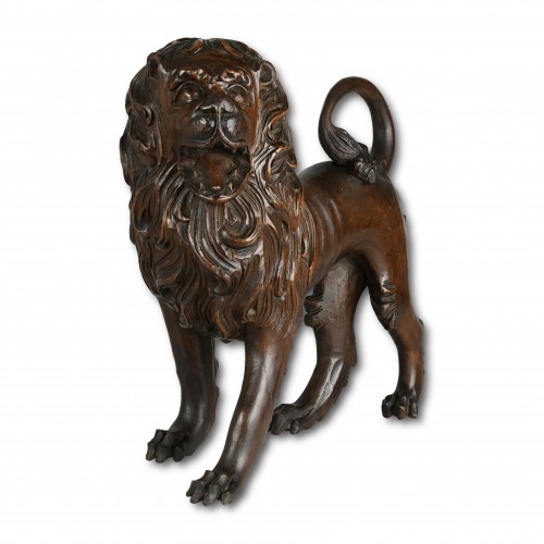  - Baroque sculpture of a striding lion Tyrol,Italy, mid 18th century