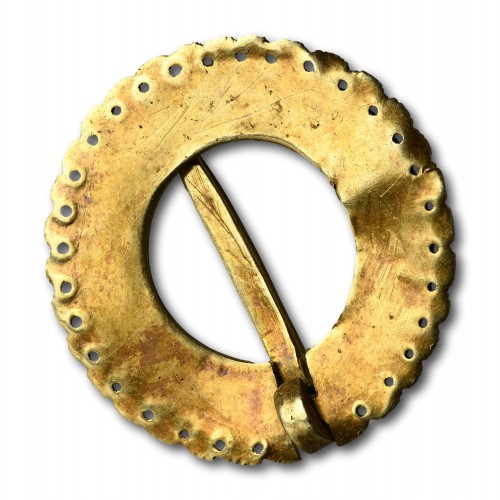 Medieval gold ring brooch - Antique Jewellery Style 