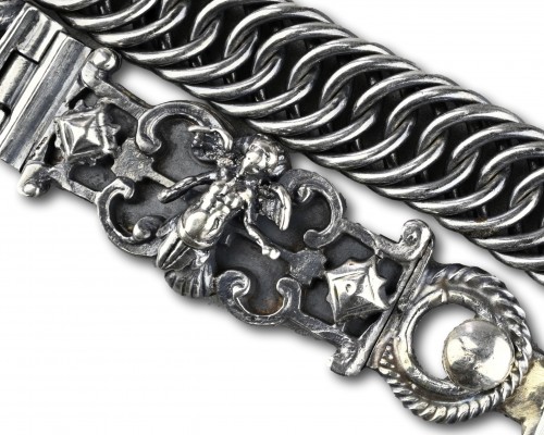 Collier en argent Renaissance, Allemagne seconde moitié du XVIe siècle - 