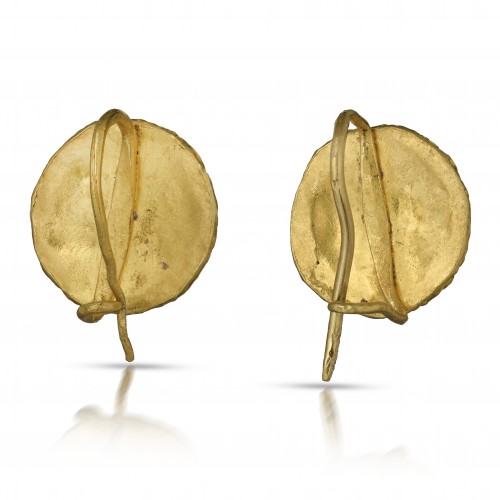 Pair of Ancient Roman gold earrings Circa 1st - 3rd century AD. - Antique Jewellery Style 