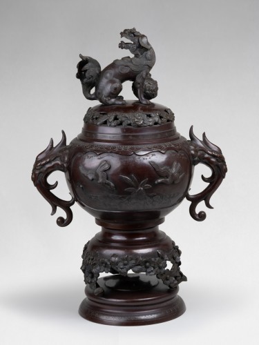 Important brûle-parfum encensoir en bronze – Koro Japon MEIJI - Arts d