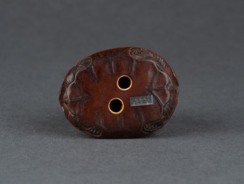 19th century - Netsuke Turtles By Komin, Edo Japan