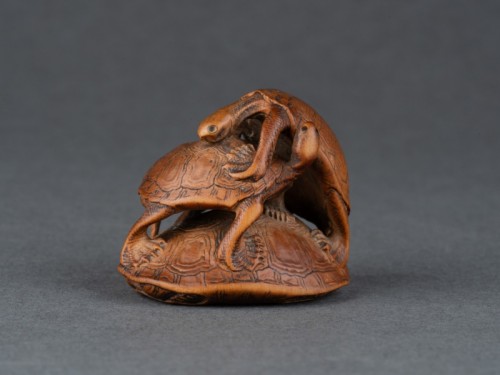  - Netsuke Turtles By Komin, Edo Japan