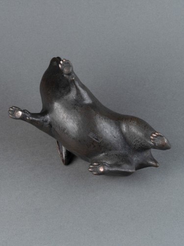 19th century - Little Bronze Hare, Japan Edo Meiji