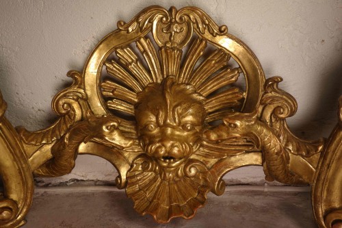 Antiquités - Regency period console attributed to Bernard Honoré Turreau known as “Toro”