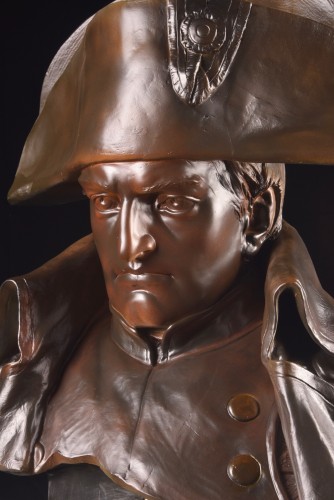 Sculpture Sculpture en Bronze - Buste de Napoléon Bonaparte, - Paul Ludwig Kowalczewski (1865 - 1910)
