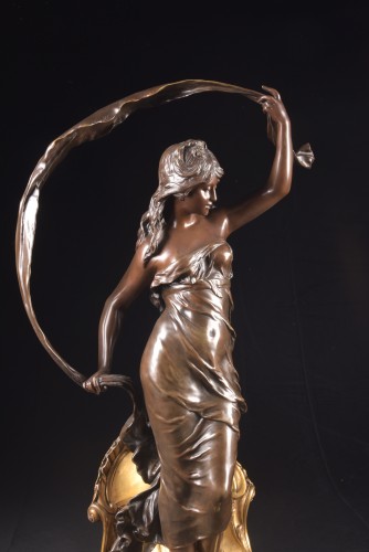 Le char de l'aurore -  Louis Auguste Moreau, vers 1880 - Sculpture Style 