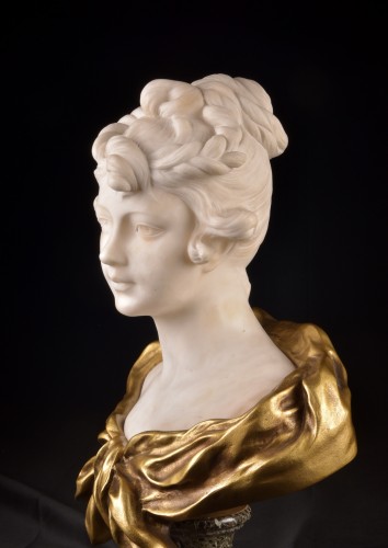 Bust  - Alphonse Henri Nelson (1854-1919) - Art nouveau