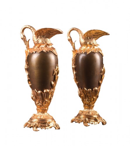 Pair Of Large Napoleon III Vases