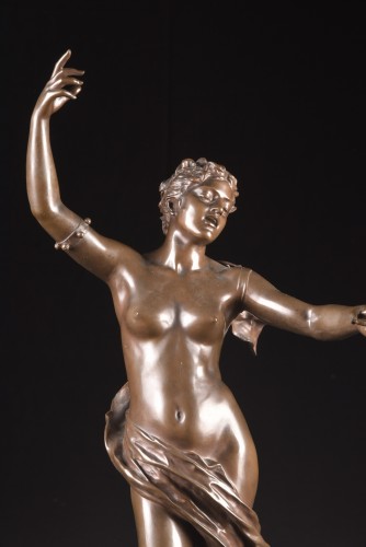 La Jeunesse - Felix-Maurice Charpentier (1858-1924) - Sculpture Style Art nouveau