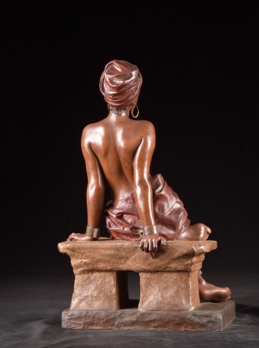 XXe siècle - Esclave assise - Emmanuel Villanis (1858-1914)