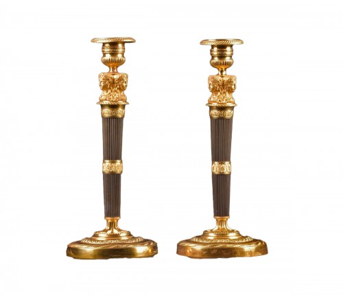 Pair Of Empire Candlesticks