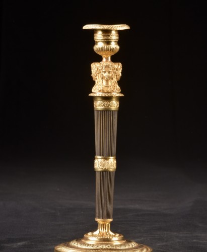 Lighting  - Pair Of Empire Candlesticks